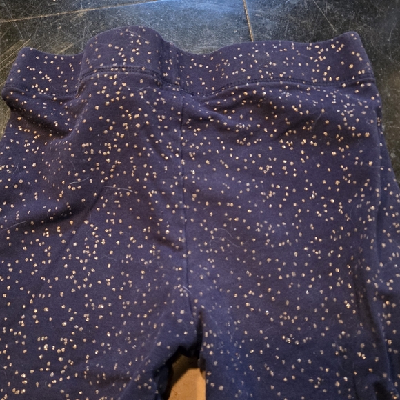 H&M Dark Blue Sparkly Pants Leggings Youth Girl Size 12/13 Like New - Picture 5 of 7